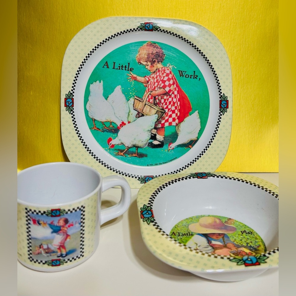 Charming Farmyard Kids Dinnerware Set -